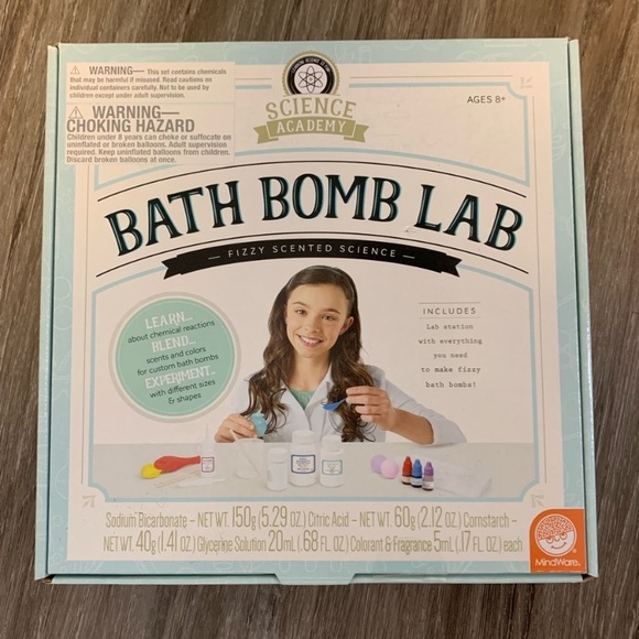 BATH BOMB LAB Fizzy Scented Science by MindWare; New in Box. - Picture 5 of 8
